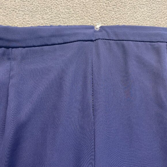 S.Levine‎ Women Zipper Pants Size Large Blue Stretch USA Made,Wide Leg - Picture 13 of 15